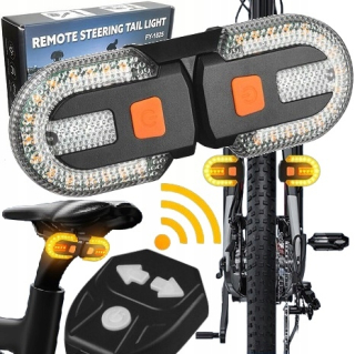 BICYKLOVÉ SMEROVÉ SIGNALIZÁCIE SMEROVÉ SVETLO NA BICYKEL ZADNÁ SIGNALIZÁCIA USB DIAĽK.